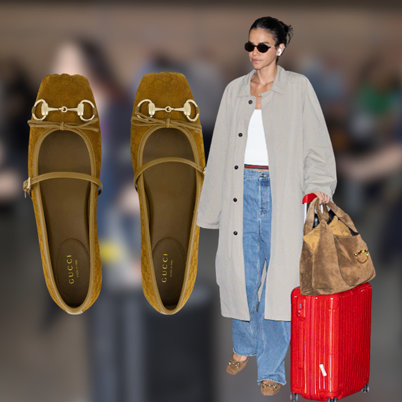 Nem New Balance, nem Samba: Bruna Marquezine dispensa tênis e prova o poder da sapatilha cor de caramelo em aerolook; atriz é fã deste tipo de calçado