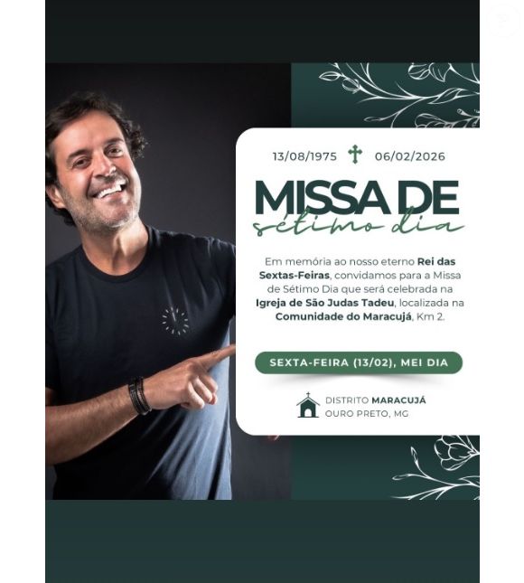 Henrique Maderite: missa de 7º dia será celebrada ao 12h, horário exaltado pelo influencer nas redes sociais