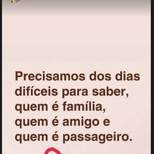 Poliana Rocha: ‘Precisamos dos dias difíceis para saber quem é família, quem é amigo e quem é passageiro’