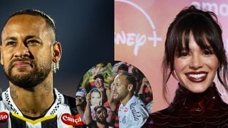 Zoeira sem limites: rosto de Bruna Marquezine é usado para provocar Neymar em partida do Santos contra o Sport e web reage. 'Vai fazer birra'