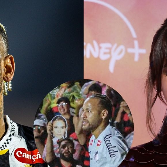 Bruna Marquezine é usada para provocar Neymar em partida do Santos contra o Sport e web reage: 'Vai fazer birra'