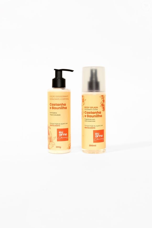 11. Kit Hidratante Corporal e Body Splash Castanha e Baunilha (Cless Cosméticos) | R$ 64,80
Combinação de hidratação intensa e fragrância doce, quente e aconchegante.