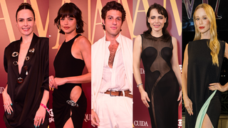 ‘Quem Ama Cuida’: peitoral à mostra de Chay Suede, transparência de Letícia Colin e fenda de Agatha Moreira roubam a cena em evento; veja +35 looks
