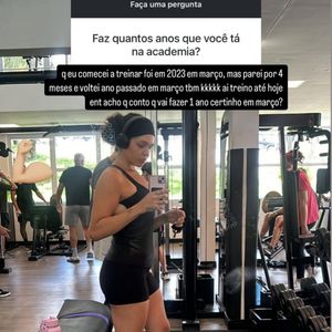 Aysha deixou claro que seu foco está na academia.