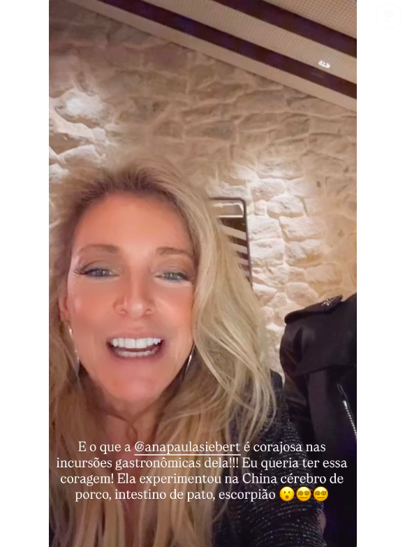 "Acho que nem por R$ 1 milhão, mas depois pensei que se me pagassem, talvez eu comeria", disse Sacha ao comentar sobre o assunto