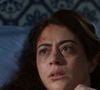 Em 'Garota do Momento', Clarice (Carol Castro) sofre com sintomas graves e preocupa Juliano (Fabio Assunção).