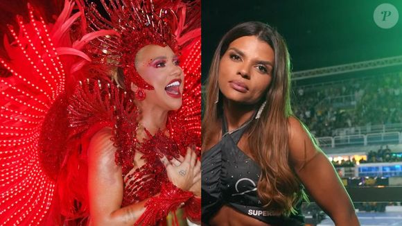 Filha do presidente de honra da Grande Rio, Thainá Oliveira falou sobre a estreia de Virgínia como rainha de bateria