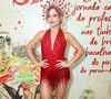 Vestido vermelho foi a escolha de Bruna Griphao para a noite que definiu o samba-enredo do Salgueiro para o carnaval 2026, uma homenagem à carnavalesca Rosa Magalhães