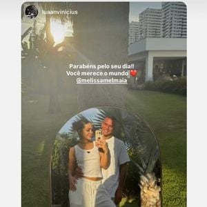 Lutador assume namoro com Mel Maia nos 21 anos da atriz