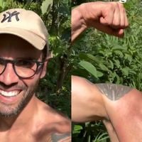 'Agro fitness': sem camisa, Daniel Cady 'biscoita' na web em 1ª aparição após separação de Ivete Sangalo e exibe músculos em vídeo