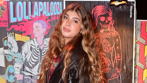 Lollapalooza 2026: filha de Cauã Reymond e Grazi Massafera, Sofia Massafera cai de escada e sofre escoriações - mas não perde a pose! Veja fotos!