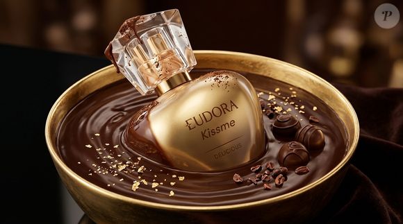 Com Acorde de Golden Chocolate, Creme de Avelã, Gardênia, Sândalo e Vanilla entre suas notas, o Kiss Me Delicious transforma a doçura em uma característica marcante da experiência olfativa