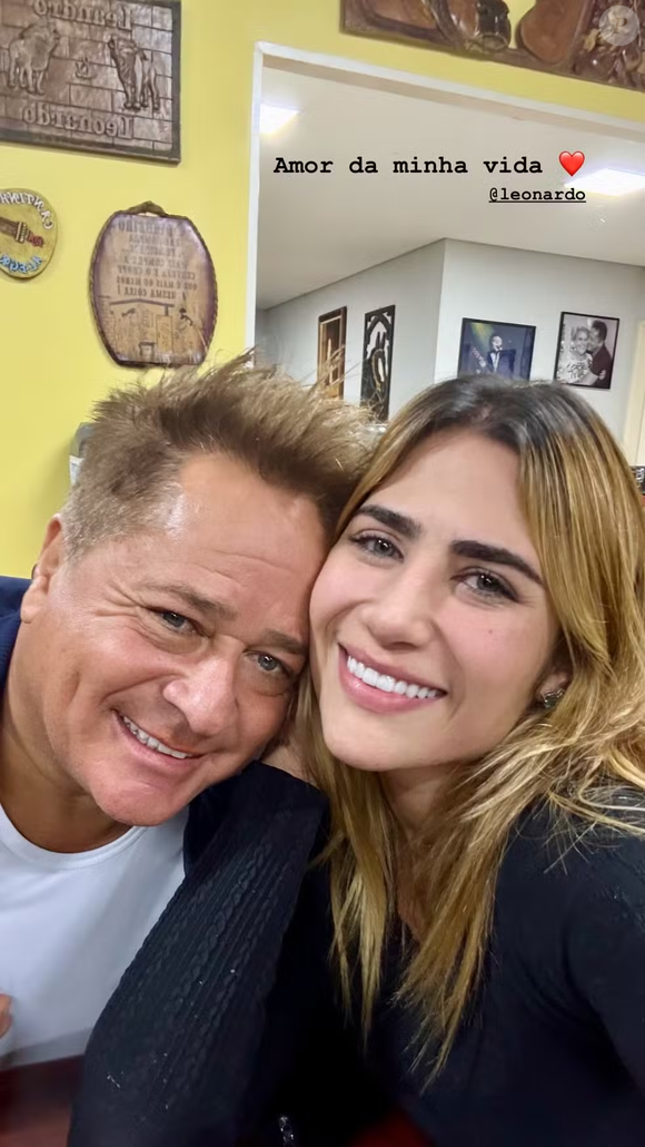 Jéssica Beatriz Costa, terceira filha de Leonardo, fez um forte desabafo sobre um período que passou brigada com o pai
