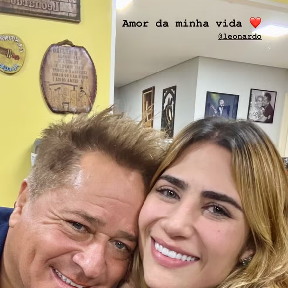 Jéssica Beatriz Costa, terceira filha de Leonardo, fez um forte desabafo sobre um período que passou brigada com o pai
