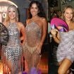 A hora dos metalizados! Prata e dourado dominam os looks de Paolla, Biancardi e mais famosas na 2ª noite de desfiles de Carnaval no Rio