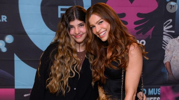 Grazi Massafera levou a filha, Sofia para o show de Henrique e Juliano, no Rio