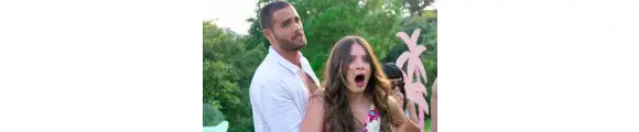Ariana Saavedra como Alexandra e Carlos Said como Memo Solis em 'Juegos de Amor y Poder'