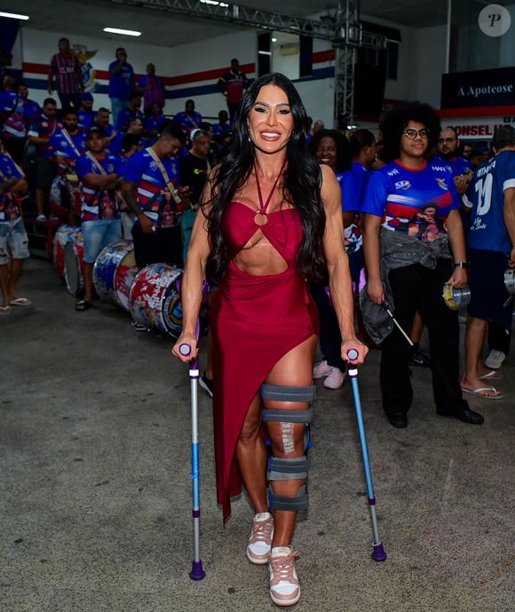 Gracyanne Barbosa havia prestigiado ensaio do carnaval 2026 da União da Ilha, da qual é rainha de bateria