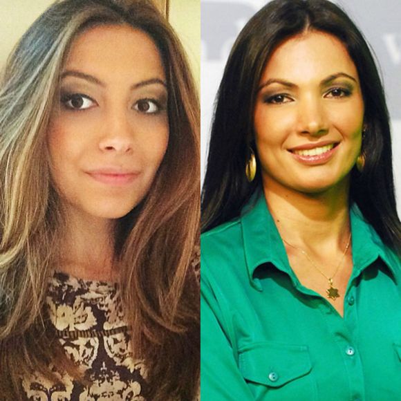 Paloma Poeta é repórter da RecordTV, enquanto Patricia apresenta o 'Encontro', da Globo.
