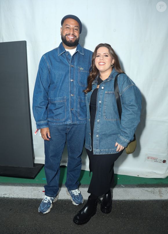 Tati Machado e o marido, Bruno Monteiro, combinaram jaqueta jeans para o 3º dia do The Town 2025