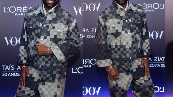 Puro luxo! Lázaro Ramos rouba a cena com look grifado em festa da esposa, Taís Araújo. Veja preço e fotos!