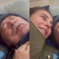 Paolla Oliveira exibe momento emocionante com o pai, que enfrenta momento delicado de saúde