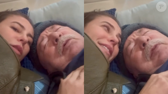 Paolla Oliveira exibe momento emocionante com o pai, que enfrenta momento delicado de saúde