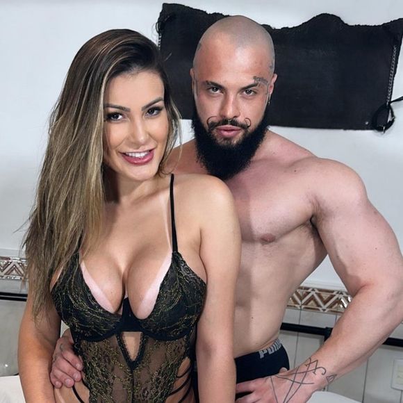 Andressa Urach fez cenas de sadomasoquismo com Gabe Spec