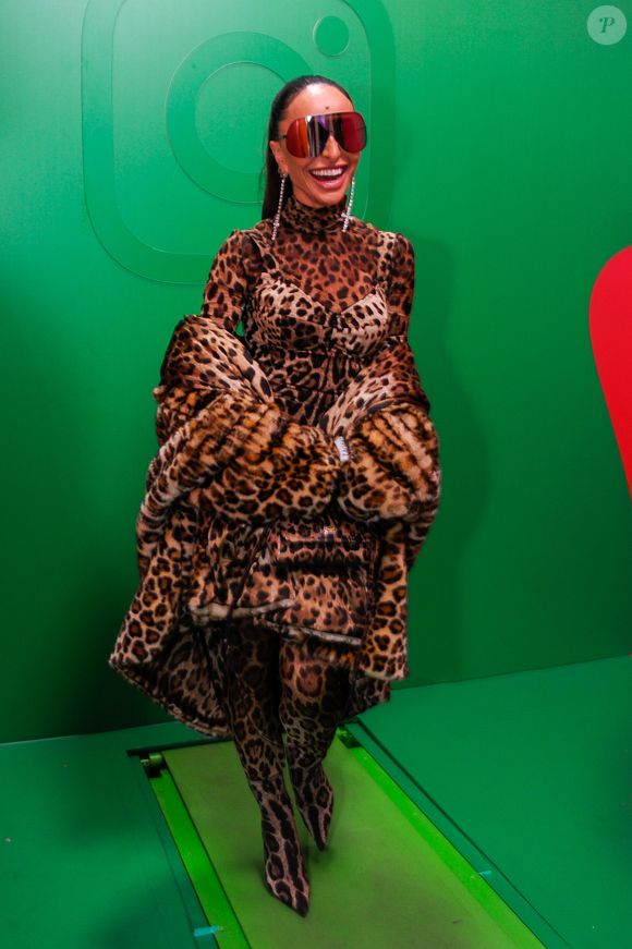 Animal print dominou o look de Sabrina Sato no Lollapalooza 2023
