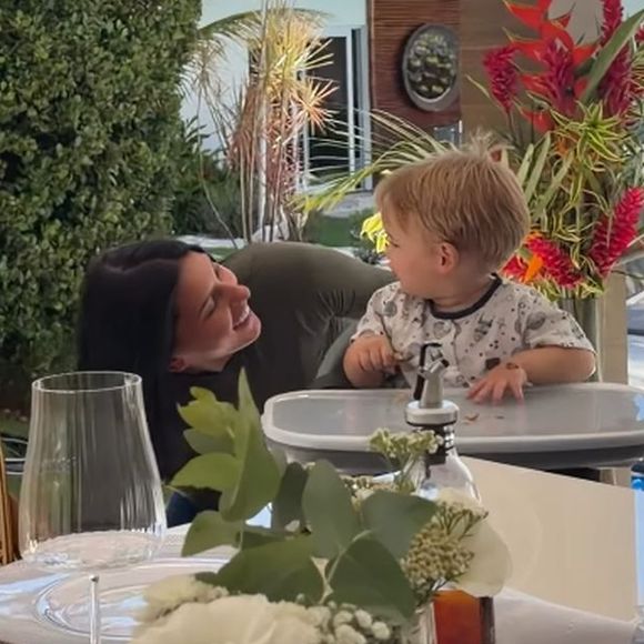 Ana Castela voltou a encantar os filhos de Zé Felipe e Virgínia