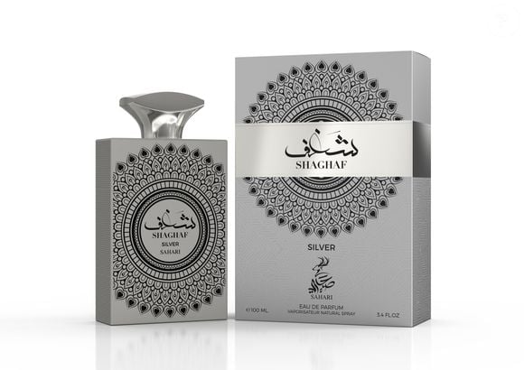 O perfume Shaghaf Silver é uma fragrância moderna e marcante com limão, lavanda e olíbano. A base de baunilha e patchouli entrega profundidade e longa duração.