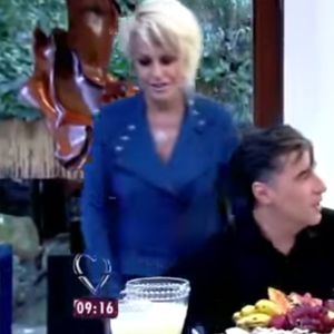 Ana Maria Braga, em 2015, brincou com o personagem de Paulo Betti (Teo Pereira)
