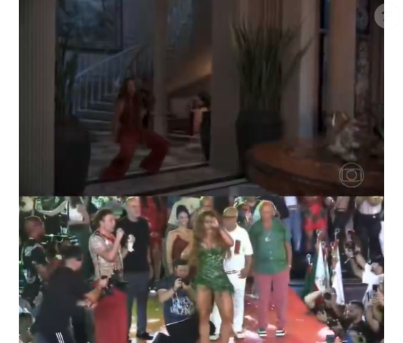 Arminda (Grazi Massafera) fez a agachadinha de Virgínia Fonseca na novela 'Três Graças'