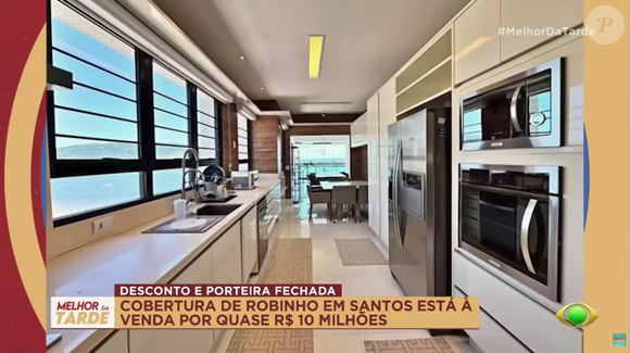 Duplex de Robinho está sendo vendido no modelo 'porteira fechada', com todos os atrativos, incluindo eletrodomésticos