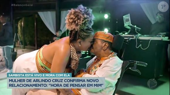 Mulher de Arlindo Cruz foi criticada quando assumiu o namoro com um empresário mesmo ainda casada com o cantor