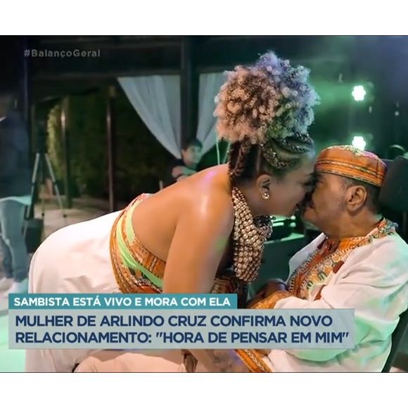 Mulher de Arlindo Cruz foi criticada quando assumiu o namoro com um empresário mesmo ainda casada com o cantor