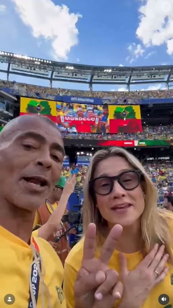Romário e Fernanda Gentil estão cobrindo juntos a Copa do Mundo 2026 pela Cazé TV!