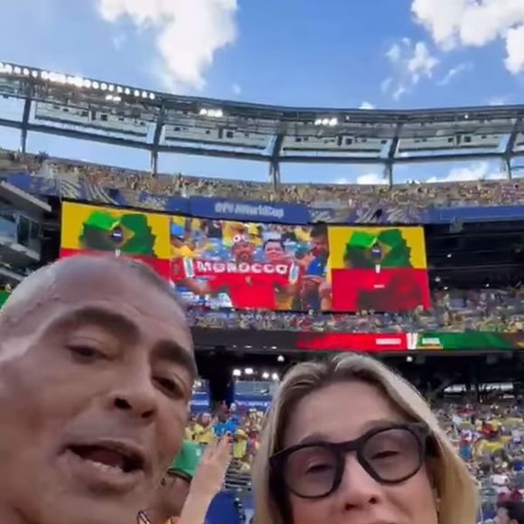 Romário e Fernanda Gentil estão cobrindo juntos a Copa do Mundo 2026 pela Cazé TV!