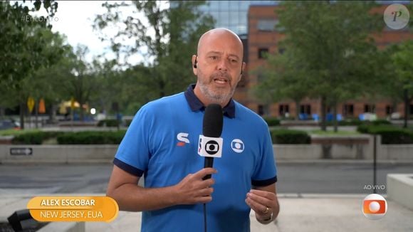 Alex Escobar teve um mal-estar ao vivo na Globo nesta semana ao fazer uma aparição no 'Encontro com Patrícia Poeta'