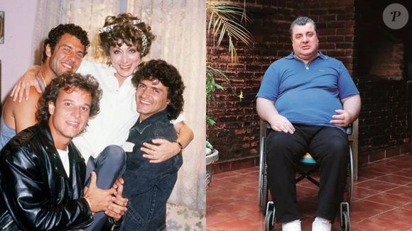 Gerson Brenner é Gerson Giovanni, o ex-noivo de Maria do Carmo e um dos 'filhinhos' superprotegidos de Dona Armênia. À esquerda na foto do elenco, o ator abandonou a carreira após ser baleado em um assalto e ficar em cadeira de rodas