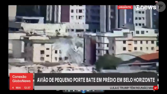 Duas pessoas morreram em um acidente de avião em Belo Horizonte, no início da tarde desta segunda-feira (04)