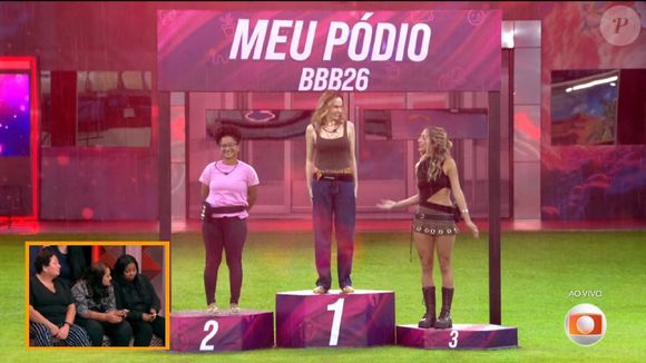 Ana Paula escolheu Milena e Samira em seu pódio no Sincerão