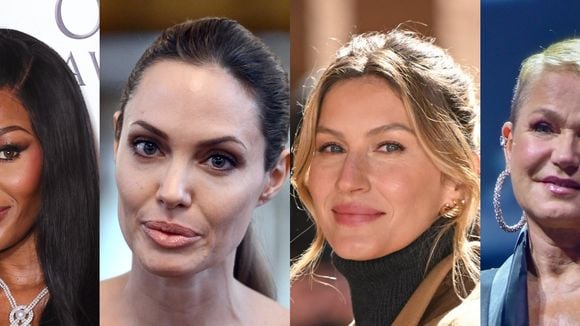 De Angelina Jolie a Gisele Bündchen e Kate Moss: respire fundo antes de ver o antes e depois destas 25 famosas ícones de beleza