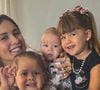 Virginia Fonseca é mãe de José Leonardo, de Maria Flor e de Maria Alice.