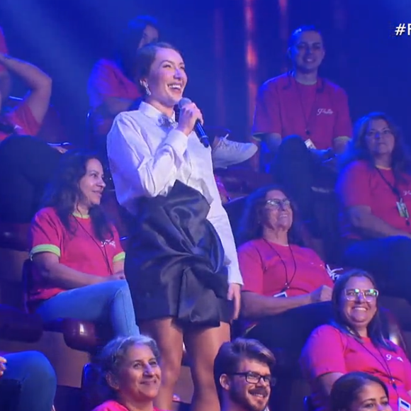 Daia de Paula foi bailarina do ‘Domingão do Faustão’ por três anos, até que foi promovida a ‘repórter da galera’ e assistente de palco