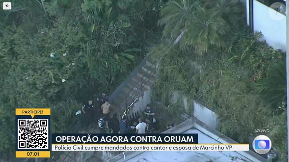 Oruam é filho de Marcinho VP, preso desde 1996 por assassinato e ligação com o tráfico; ação da polícia civil prendeu o rapper nesta quarta-feira 26 de fevereiro de 2025