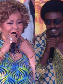 Ícones! Seu Jorge e Alcione agitam a casa do 'BBB 25' com sucessos e MUITO carisma; web reage: 'É a realeza'