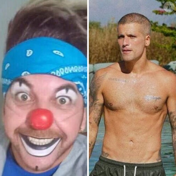 O palhaço Edilberto, que entrou no confinamento ao lado da filha Raissa, tem 42 anos, a mesma idade do ator Bruno Gagliasso