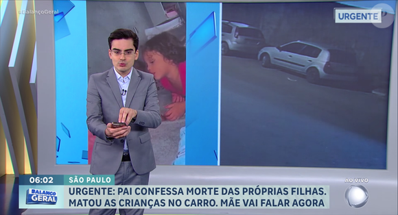 Suspeito foi visto estacionando um carro em uma via pública e, ao chegarem ao local, os policiais encontraram o airbag acionado e o vidro traseiro quebrado