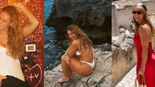 Vestido vermelho, bolsa boho, biquíni branco e mais: Paolla Oliveira viaja para Itália e nós fizemos um raio-X fashion da mala de viagem da atriz